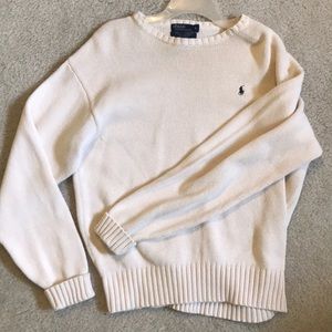 Polo Ralph Lauren white sweater